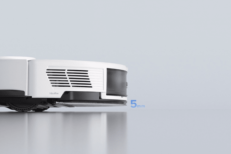 Видно, как Roborock S7 Pro Ultra поднимает швабру на 5 мм